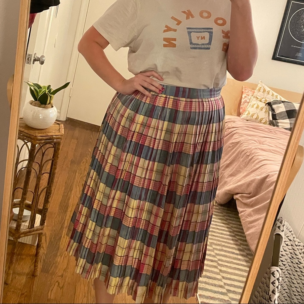 Beautiful silk midi J.Crew skirt